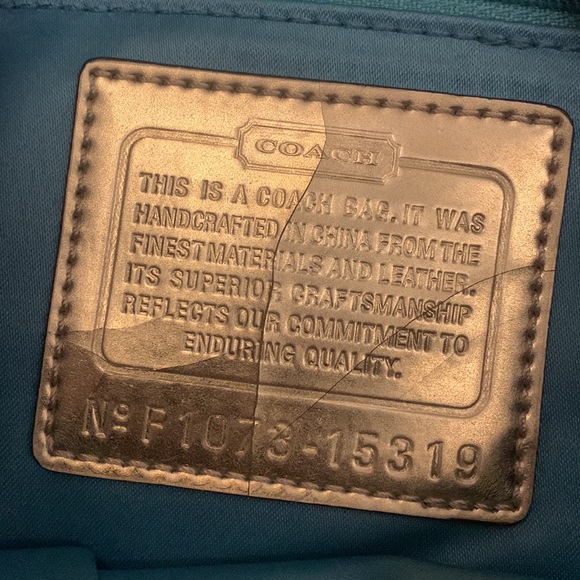 Coach Poppy Bag with crossbody - Picture 12 of 13